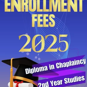 DIPCHAP Pastoral Chaplaincy Certificate – 2nd Year Enrollment Fee