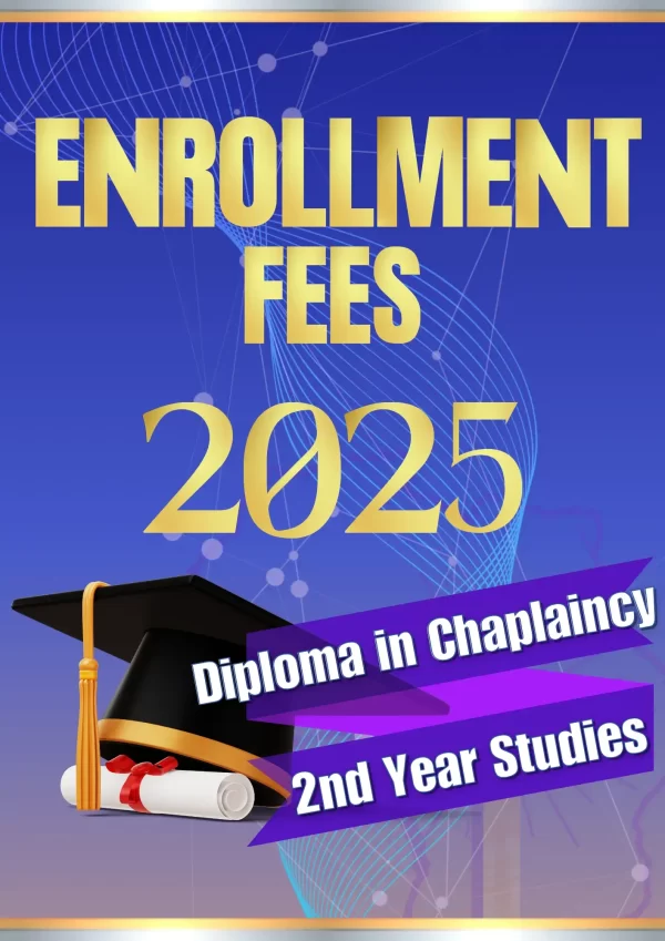 DIPCHAP Pastoral Chaplaincy Certificate – 2nd Year Enrollment Fee