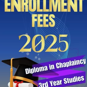 DIPCHAP Pastoral Chaplaincy Certificate – 3rd Year Enrollment Fee