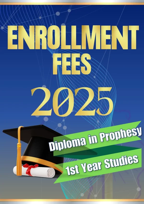 DIPPROP Prophetic Ministry Certificate – 1st Year Enrollment Fee